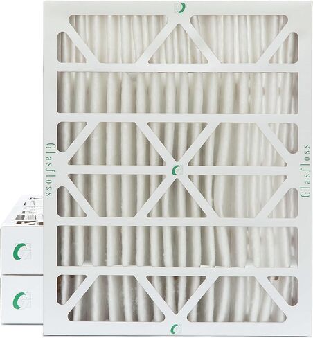 مرشحات هواء Glasfloss ZL 16x20x4 MERV 10 مطوية مقاس 4 بوصات للتكييف والفرن. 3 عبوات. الحجم الفعلي: 15-1/2 × 19-1/2 × 3-3/4 in Kuwait