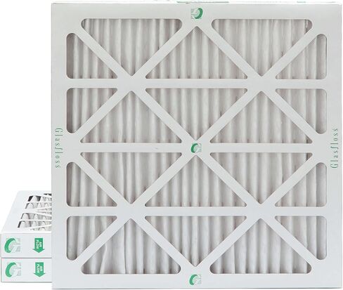 مرشحات هواء Glasfloss ZL 16x20x4 MERV 10 مطوية مقاس 4 بوصات للتكييف والفرن. 3 عبوات. الحجم الفعلي: 15-1/2 × 19-1/2 × 3-3/4 in Kuwait