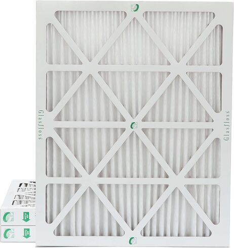مرشحات هواء Glasfloss ZL 16x20x4 MERV 10 مطوية مقاس 4 بوصات للتكييف والفرن. 3 عبوات. الحجم الفعلي: 15-1/2 × 19-1/2 × 3-3/4 in Kuwait