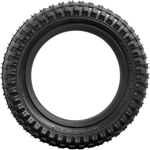 YunSCM 2-PCS 12" إطارات دراجة للأطفال 12x2.40/64-203 و12/12.5" أنابيب دراجة شديدة التحمل CR202 صمام بزاوية متوافق مع الدراجة الجبلية 12x2.35 12x2.40 إطارات وأنابيب دراجة هوائية (Y-1091) in Saudi Arabia