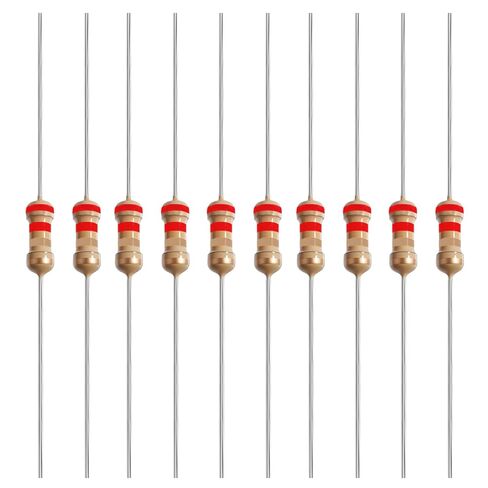 40 Pcs 4.7K Ohm Carbon Film Single Fixed Resistor 1W ±5% Tolerance Carbon Film Resistors Single Fixed Resistor for DIY Electronics, Arduino Projects & Circuit Experiments in Saudi Arabia