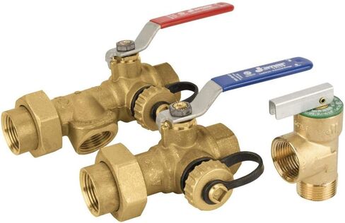 JOMAR VALVE TWV-3W-KIT-G LF Tankless WTR HTR Vlve Kit Press، 3/4" in Saudi Arabia