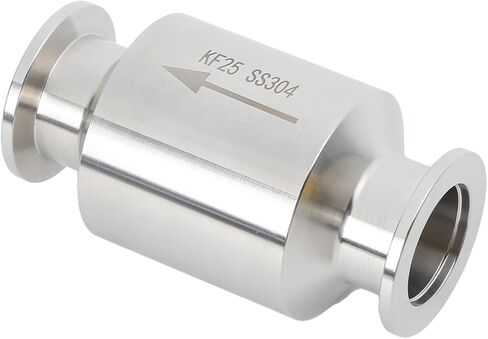 QiiMii KF-25 Vacuum Pump Check Valve, Stainless Steel 304, Non-Return One Way for Vacuum Pump(KF-25 Flange 40mm) in Saudi Arabia