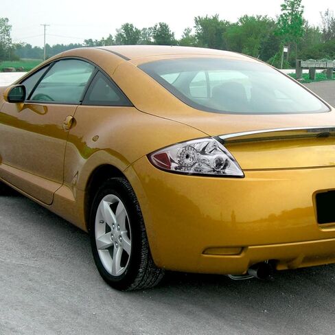 Ronnin - يناسب 2006-2011 Mitsubishi Eclipse Tail Lights ترقية زوج مصابيح الفرامل LED | أسود in Kuwait