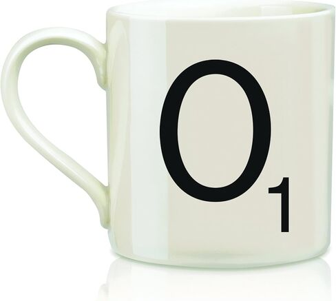 SCRABBLE Vintage Ceramic Letter "O" Tile Coffee Mug in Saudi Arabia