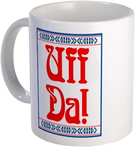 مج 11 أونصة - مج Uff Da - مقاس S أبيض " in Kuwait