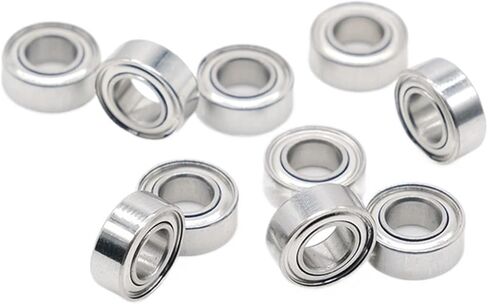 ثنائية المعدن ختم درع مايكرو الأخدود العميق تحمل 10 قطعة MR85ZZ 5X8X2.5mm ABEC-7 مصغرة الصلب الكرات in Saudi Arabia