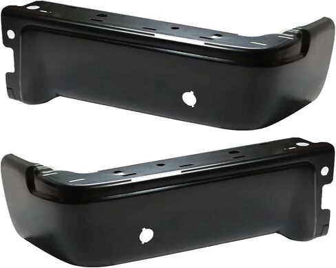 شريط وجه نهاية المصد الخلفي متوافق مع غطاء نهاية السرير طراز Ford F150 Styleside 2009-2014 أسود مع زوج فتحات استشعار in Saudi Arabia