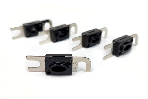 KnuKonceptz Mini-ANL (MIDI/AFS) صمامات نيكل مطلية بالفضة 100A - 5 عبوات in Kuwait