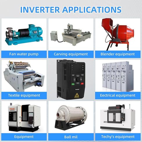 VFD محرك التردد المتغير العاكس 1.5KW 2HP 200-240V 7A 1 مرحلة الإدخال إلى 3 المرحلة 0-400HZ محول العاكس للتحكم في الإخراج للتحكم في سرعة محرك المغزل باستخدام الحاسب الآلي in Saudi Arabia