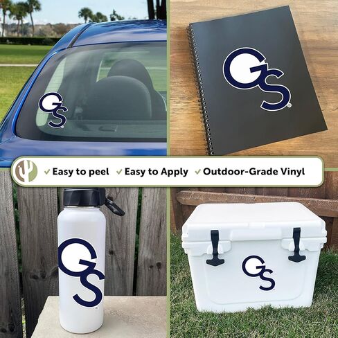 Desert Cactus Georgia Southern University GSU Eagles Vinyl Decal Laptop Water Bottle Car Scrapbook Sticker (IND SAM-004) in Saudi Arabia