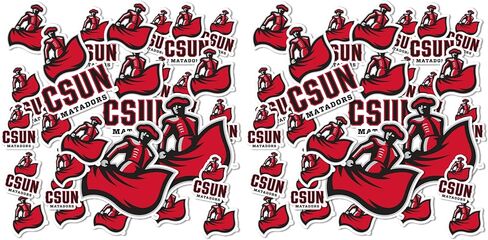 Desert Cactus Cal State Northridge University California Matadors CSUN Sticker Vinyl Decals Laptop Water Bottle Car Scrapbook T1 (Type 1-1) in Saudi Arabia
