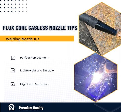 24 قطعة من مجموعة لحام فوهة بدون غاز أساسية من Flux Core أطراف اتصال بديلة لملحقات لحام MIG، متوافقة مع لينكولن وإيستوود والمزيد (مجموعة ملحقات 0.035 بوصة) in Saudi Arabia