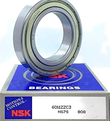 NSK 6011ZZ C3 محمل معدني مختوم 6011 ZZ C3 6011ZZC3 55x90x18 مم in Saudi Arabia