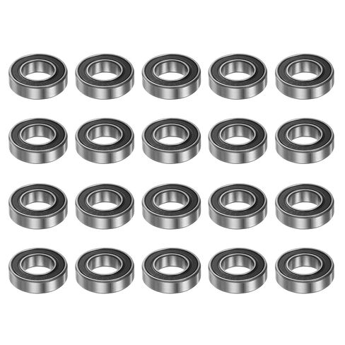 Generic 20pcs 6800-2RS Deep Groove Ball Bearings 10mm Bore 19mm OD 5mm Thick Chrome Steel Double Sealed Bearing for Motors Pumps Conveyors in Saudi Arabia