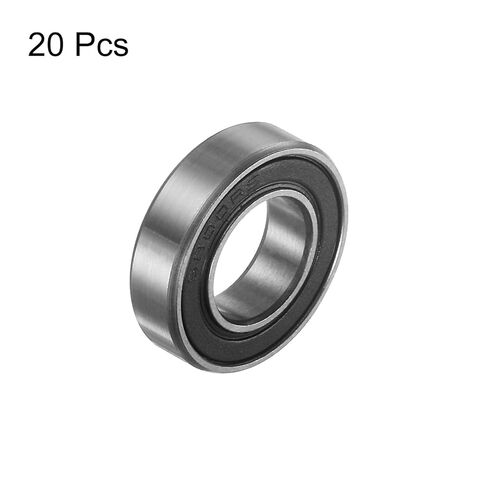 Generic 20pcs 6800-2RS Deep Groove Ball Bearings 10mm Bore 19mm OD 5mm Thick Chrome Steel Double Sealed Bearing for Motors Pumps Conveyors in Saudi Arabia