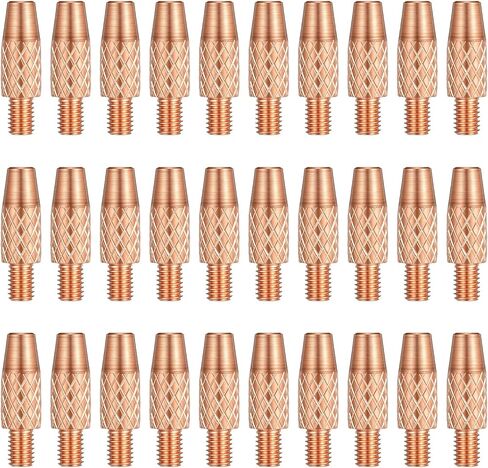 30pk Mig Welding Contact Tips 035 "186406 لـ Miller Welder G-un Spoolmate 100، 200، 3035، 185 Hobart Spoolgun DP-3035، SpoolRunner 100، Handler 125، 125 Ez، 130، 140، 190، 210MVP إلخ in Kuwait