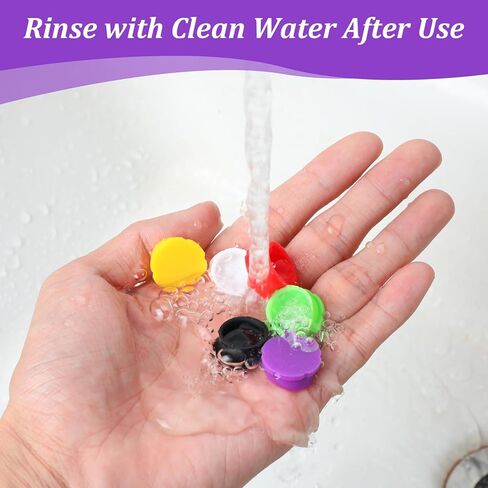 12 Pcs 3ml Glass Vials Protective Vial Caps Leak-Proof Dust-Proof Caps Multipurpose Reusable Silicone-Vial Cap Covers 6 Colors Cap Vials Adapter for Quick Organization Identification Easy to Clean in Saudi Arabia