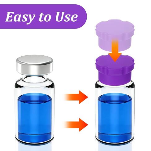 12 Pcs 3ml Glass Vials Protective Vial Caps Leak-Proof Dust-Proof Caps Multipurpose Reusable Silicone-Vial Cap Covers 6 Colors Cap Vials Adapter for Quick Organization Identification Easy to Clean in Saudi Arabia
