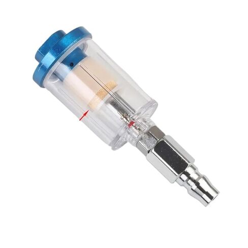1/4 Inch Oil Water Separator Air Filter for Compressor Paint Spray Gun Air Hose Filter Moisture Trap Pressure Parts(Copper with PF20) in Saudi Arabia