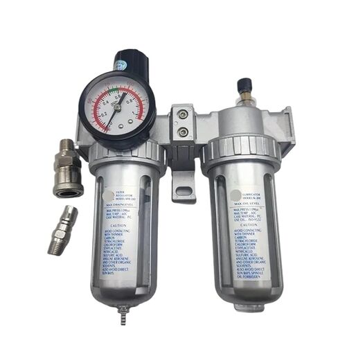 SFC-400 SFC-300 SFC-200 ضاغط الهواء منظم فلتر الهواء فاصل الزيت والماء مرشح مسعور صمام تنظيم الضغط استنزاف تلقائي (SFC-400 EU SMPM) in Kuwait