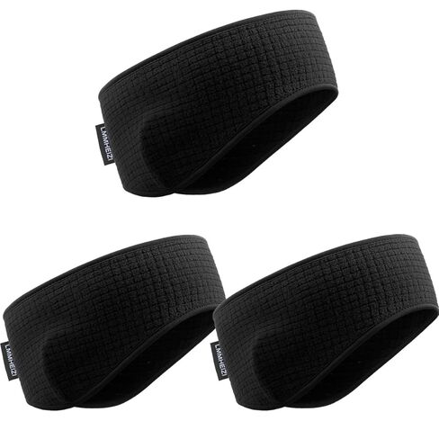 3 Pcs Winter Ear Covers Muffs Warmer for Women Men Fleece Running Headband for Ski Cycling Gym Sleeping in Saudi Arabia