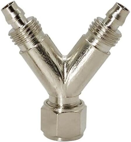 3 Ways Pneumatic Copper Pipe Air Connector Brass Hose Quick Fitting Joint Coupler Adapter(PY10-8) in Saudi Arabia