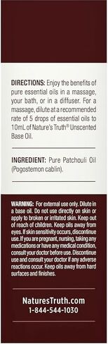 Nature's Truth Aromatherapy Essential Oil Patchouli Dark - .5 oz in Saudi Arabia