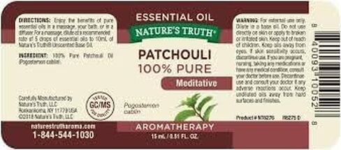 Nature's Truth Aromatherapy Essential Oil Patchouli Dark - .5 oz in Saudi Arabia