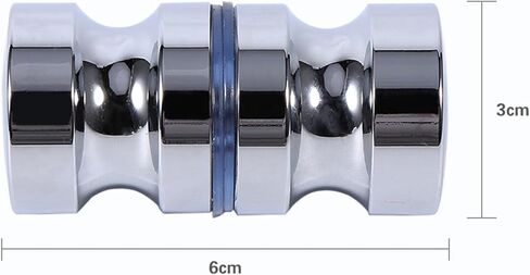 Aluminum Alloy Door Handle, Door Knob Athroom Single Glass Door Knob Abinet Handle for Home in Saudi Arabia