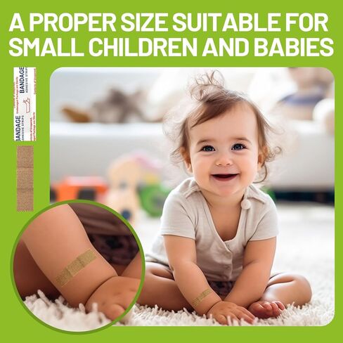 300 Pcs Small Bandaids, Adhesive Nose Bandaid, Flexible Breathable Tiny Bandaids for Face (0.34 x 1.6 Inch) in Saudi Arabia