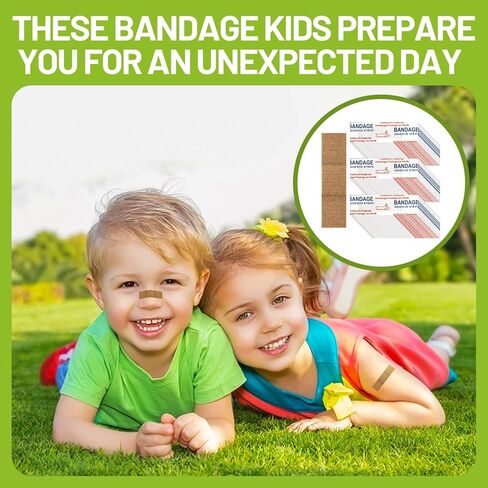 300 Pcs Small Bandaids, Adhesive Nose Bandaid, Flexible Breathable Tiny Bandaids for Face (0.34 x 1.6 Inch) in Saudi Arabia