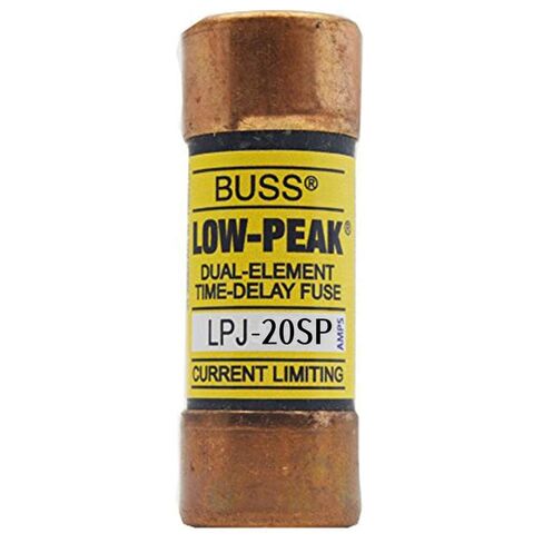 5 عبوات LPJ-20SP LPJ20SP LPJ-20A 600Vac مصهر تأخير الوقت، LPJ-20 فئة J، ذروة منخفضة، عنصر مزدوج، تحديد التيار، مصهر تأخير الوقت in Kuwait