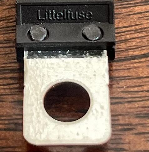 متوافق مع Littelfuse Black Style MIDI Bolt-Down Fuse 80A، 498 Series، 32V AC/DC، Time Delay، 0498080 - حزمة من 1 in Saudi Arabia