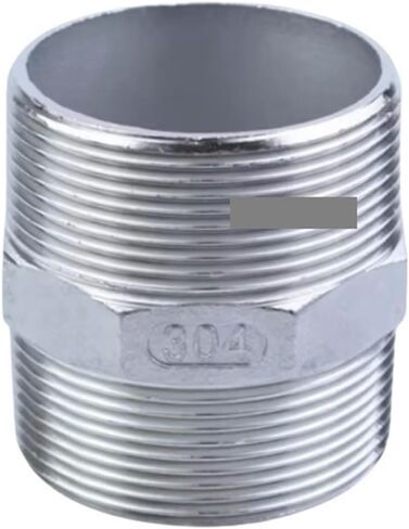 1/2" BSP Thread 304 Stainless Steel Equal Diameter Double Head Male Thread Pipe Fittings IHNIEAEW in Saudi Arabia
