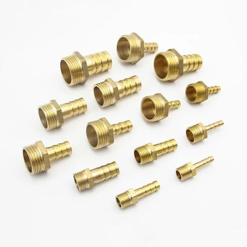 1PC 8mm Hose x 1/8" Male BSP Brass Pipe Fitting Connector IHNIEAEW in Saudi Arabia
