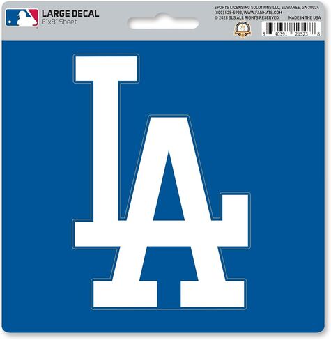 FANMATS 39321 Los Angeles Dodgers Large Decal in Saudi Arabia