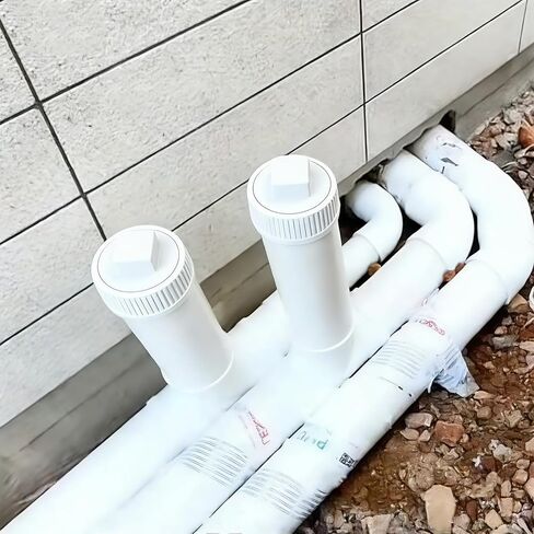 محول تنظيف منفذ الصرف الصحي PVC مقاس 4 بوصات مع وصلة غطاء الأنابيب الملولبة - تركيب تنظيف مجاري الصرف الصحي PVC DWV لنظام خطوط أنابيب الصرف الصحي in Kuwait