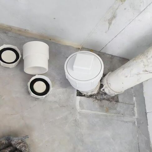 محول تنظيف منفذ الصرف الصحي PVC مقاس 4 بوصات مع وصلة غطاء الأنابيب الملولبة - تركيب تنظيف مجاري الصرف الصحي PVC DWV لنظام خطوط أنابيب الصرف الصحي in Kuwait