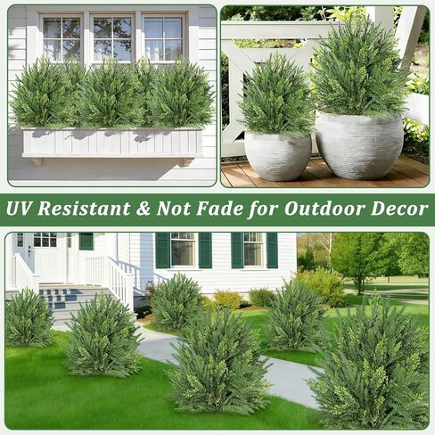 2 Pack 24" Artificial Christmas Topiary Ball Trees with Spike Mixed Real Touch Norfolk Pine & Cypress Tips Fake Ball Shrubs Holiday Planters Outdoor Christmas Tree Urn Fillers Front Porch Indoor Decor in Saudi Arabia