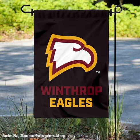 Winthrop Eagles Wordmark Logo Garden Banner Flag in Saudi Arabia
