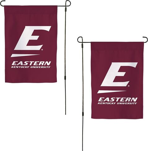 علم حديقة Desert Cactus Eastern Kentucky University EKU - لافتة كولونيل شرق كنتاكي مقاس 19 × 12 بوصة، للعرض والمناسبات الخارجية (التصميم A) in Saudi Arabia