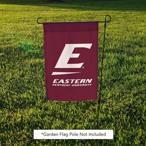 علم حديقة Desert Cactus Eastern Kentucky University EKU - لافتة كولونيل شرق كنتاكي مقاس 19 × 12 بوصة، للعرض والمناسبات الخارجية (التصميم A) in Saudi Arabia