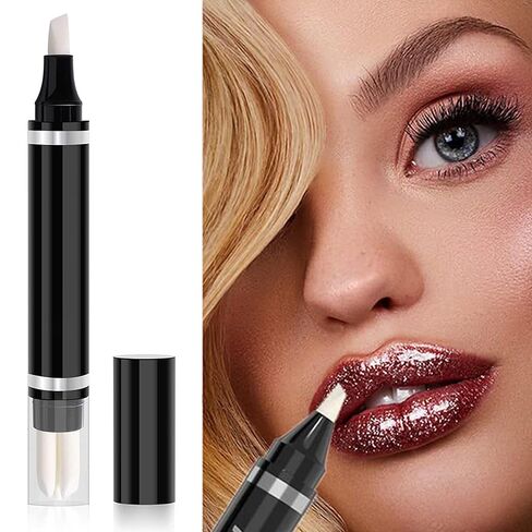 Eye Makeup Remover Pen, Eye Makeup Corrector Pen Makeup Remover Eraser Stick Wash Free Quick Makeup Correction Lipstick Eyeliner Smudged Correction Easy-to Use & Travel-Friendly Makeup Removing Gel Pen With 3-in-1 Replacement Heads in Saudi Arabia