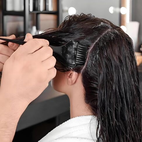 مجموعة فرش ووعاء صبغ الشعر 7 قطع، فرشاة صبغ الشعر مع مشط لتلوين الشعر وتصفيفه in Saudi Arabia