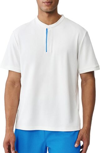 قميص Henley الرجالي من K-Swiss - تي شيرت رياضي كاجوال خفيف الوزن سريع الجفاف وجيد التهوية in Kuwait