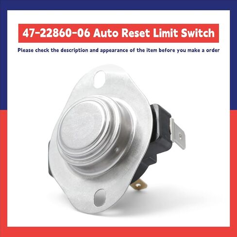 47-22860-06 Auto Reset Limit Switch Replacement for Rheem Furnace Part 230V L110-10F in Saudi Arabia