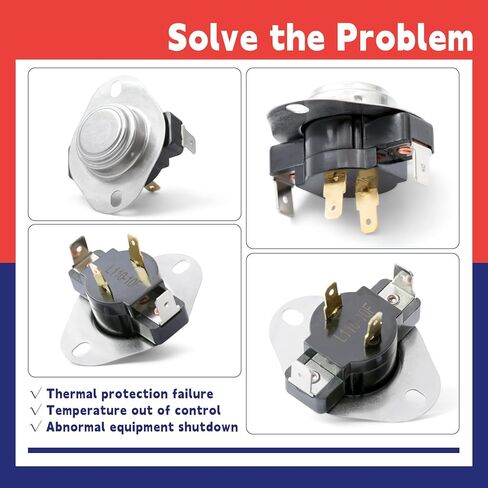 47-22860-06 Auto Reset Limit Switch Replacement for Rheem Furnace Part 230V L110-10F in Saudi Arabia