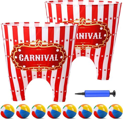Leitee 11 Pcs Granny Pants Yard Game Games Set Oversized Pants with Bouncy Balls and Air Pump Outdoor Tossing for Basketball Party Supplies Sport Play Adults Fun Family Reunion Gatherings in Saudi Arabia