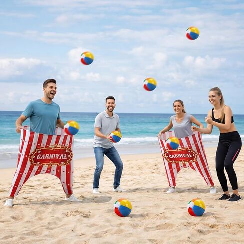 Leitee 11 Pcs Granny Pants Yard Game Games Set Oversized Pants with Bouncy Balls and Air Pump Outdoor Tossing for Basketball Party Supplies Sport Play Adults Fun Family Reunion Gatherings in Saudi Arabia